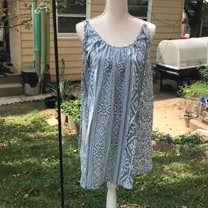 Havana Beach Cover Up Dress in Island Ikat